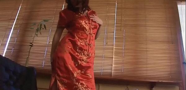  Stripping from my oriental outfit for you in the morning
